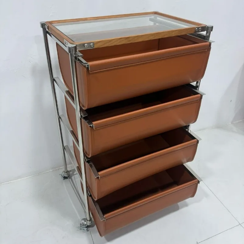 Shelf Multi-layer Storage Trolley New Multi-functional Floor Snack Locker
