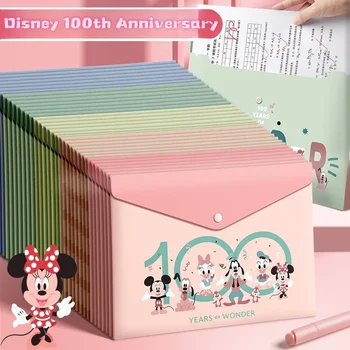 ミッキーマウスファイルバッグ,漫画ステッチ,かわいいアニメーション,防水,厚手,事務用品,収納バッグ,A4