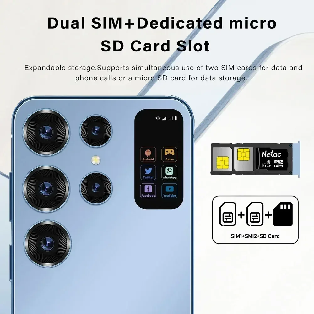 スマートフォン,s24 ultra 5g,android,携帯電話,デュアルSIMカード,7.0hd,7800mah,16gb,1テラバイト,オリジナル,グローバルバージョン