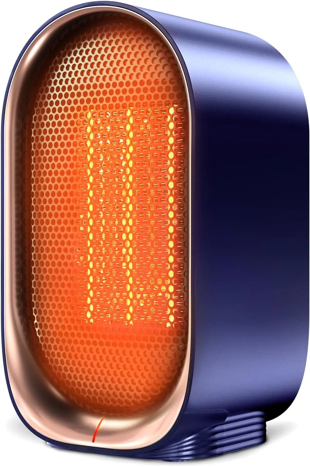 

Портативный электрический обогреватель с защитой от перегрева и опрокидывания, мини-обогреватель для дома, офиса, рабочего места, синий