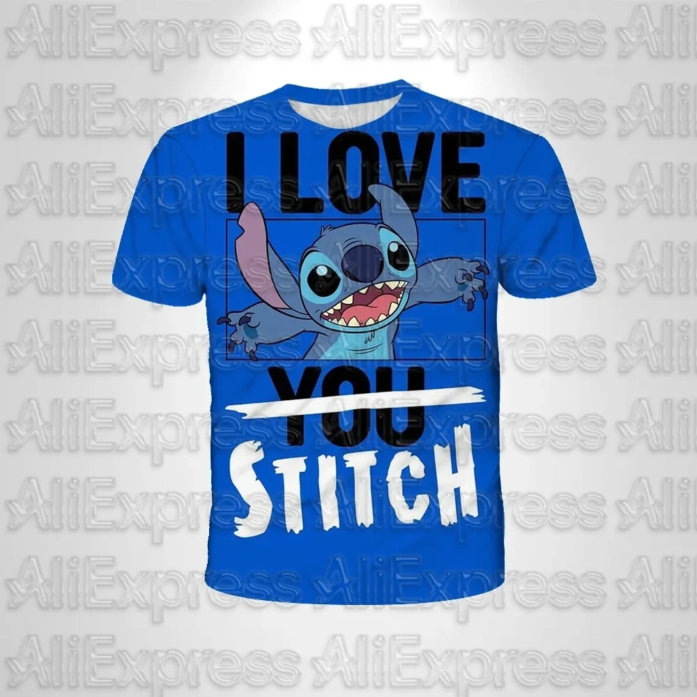 موتو أنيمي غرزة الكرتون MensT-shirt لطيف تأثيري ملابس الأطفال قمم تي شيرت عادية قصيرة الأكمام الصيف تنفس #3