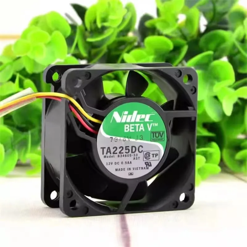 

Original TA225DC B34605-33 60 * 60 * 25MM 6CM 12V 0.58A chassis power supply Cooling fan