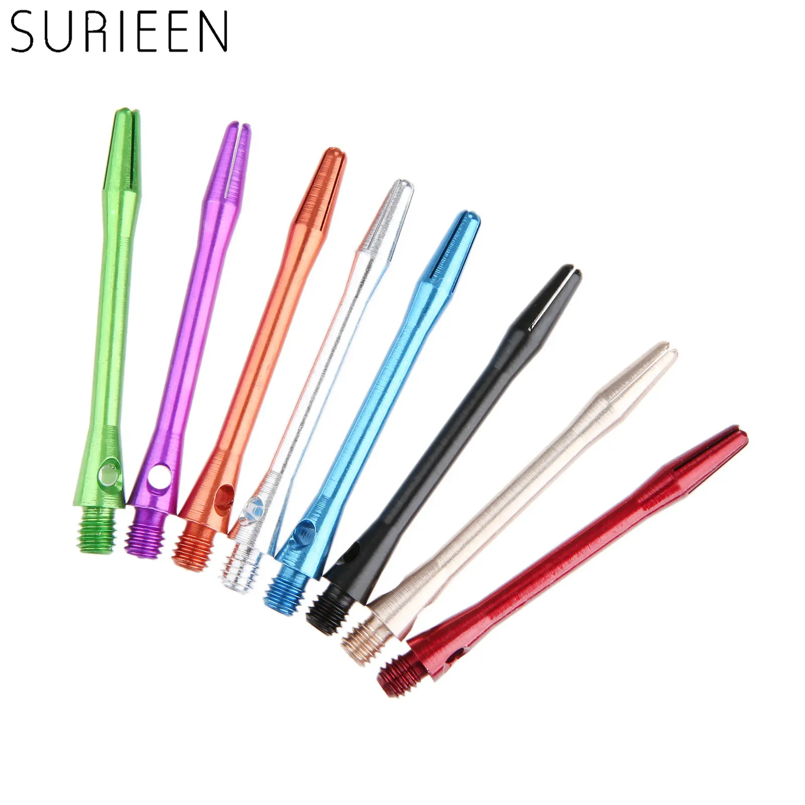 6 Pcs 45mm Darts Shafts Aluminium Alloy 2BA Dart Shaft For Professional Nice Dart Shafts Stems Throwing Set Accessories 8 Colors