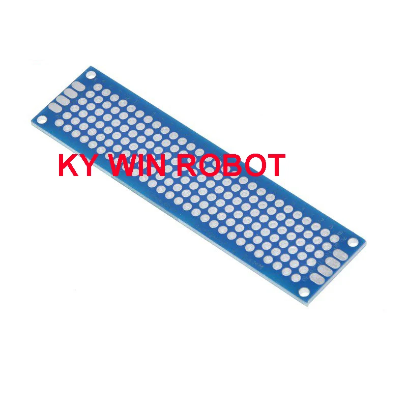 Picture 4: 5pcs 5x7 4x6 3x7 2x8 cm Blue Pcb Double-Sided Copper Prototype Universal PCB Board for Arduino