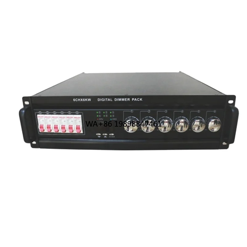 

Stage Light Lighting Controller Console 6CHX6KW Digital Dimmer Pack