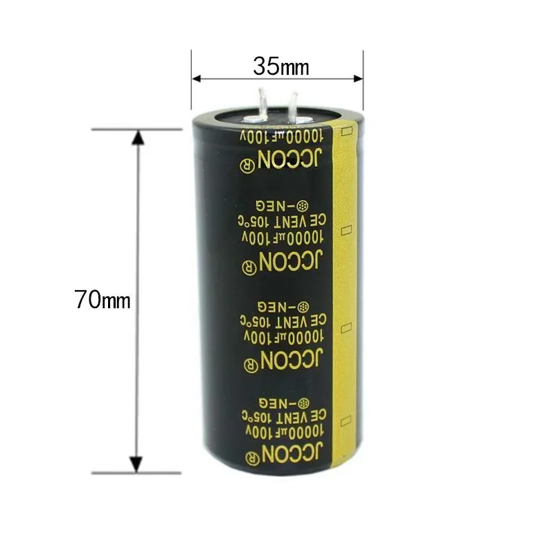 100v10000uf JCCON Horn Aluminum Electrolytic Capacitor Volume 35x70 Inverter Power