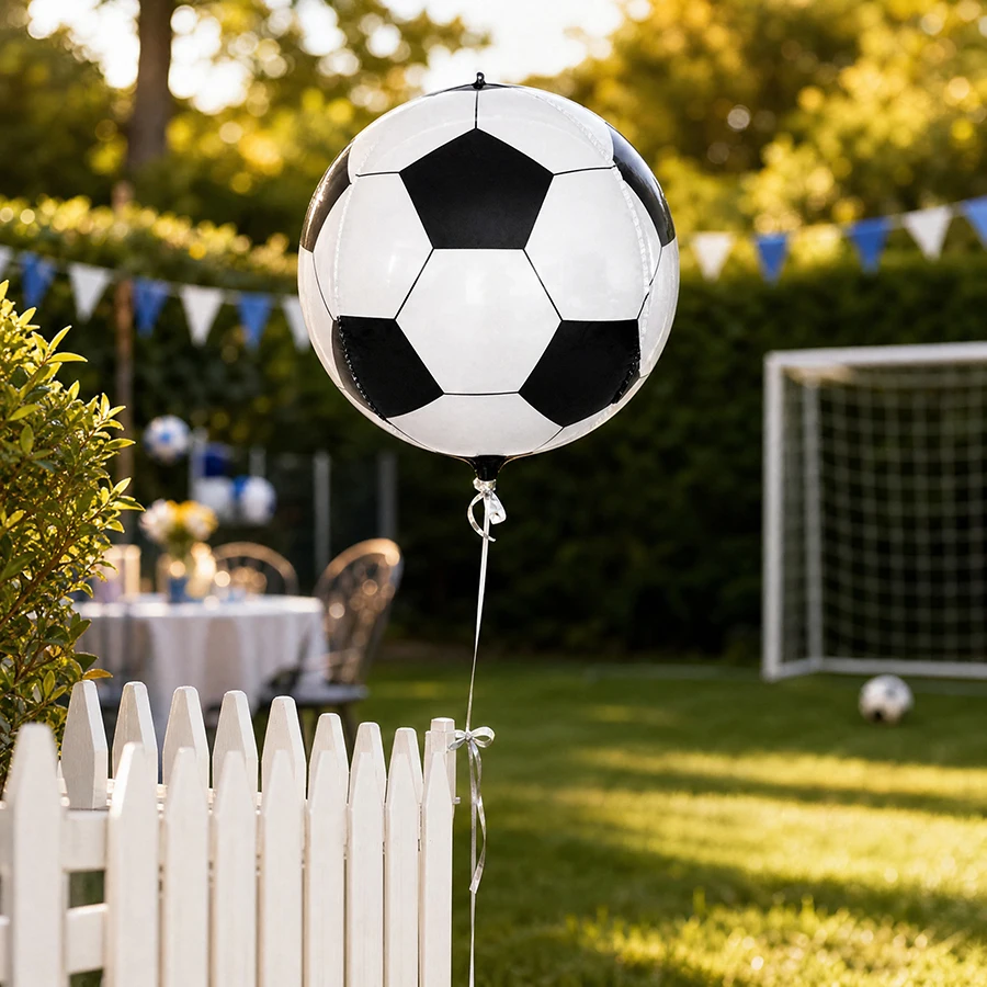 

2/5pcs 22inch Aluminum Foil 3D Football Balloon Sports Theme Boys Soccer Birthday Party Balloon Decoration Baby Shower Supplies