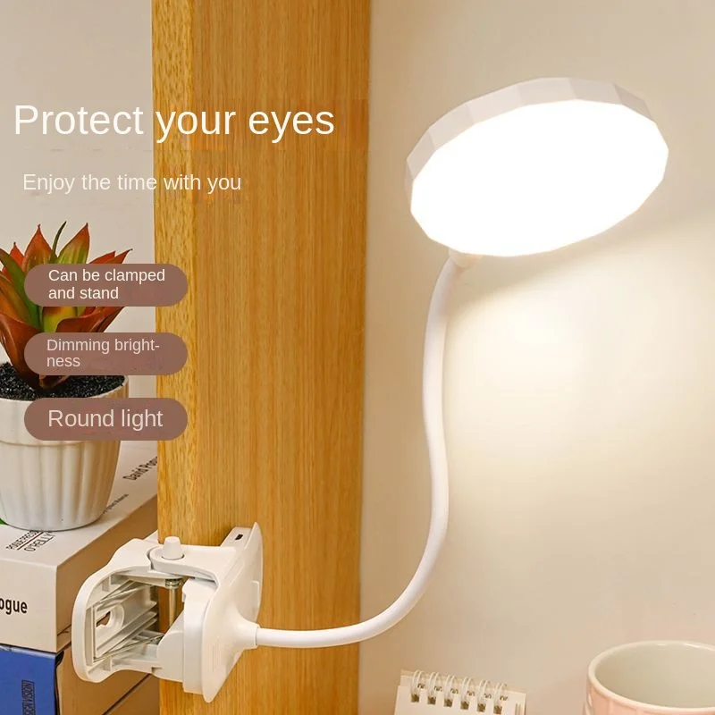 Table Lamp USB Charging and Plugging Dual Use LED Touch Eye Protection Learning Bedroom Reading Dedicated Table Lamp