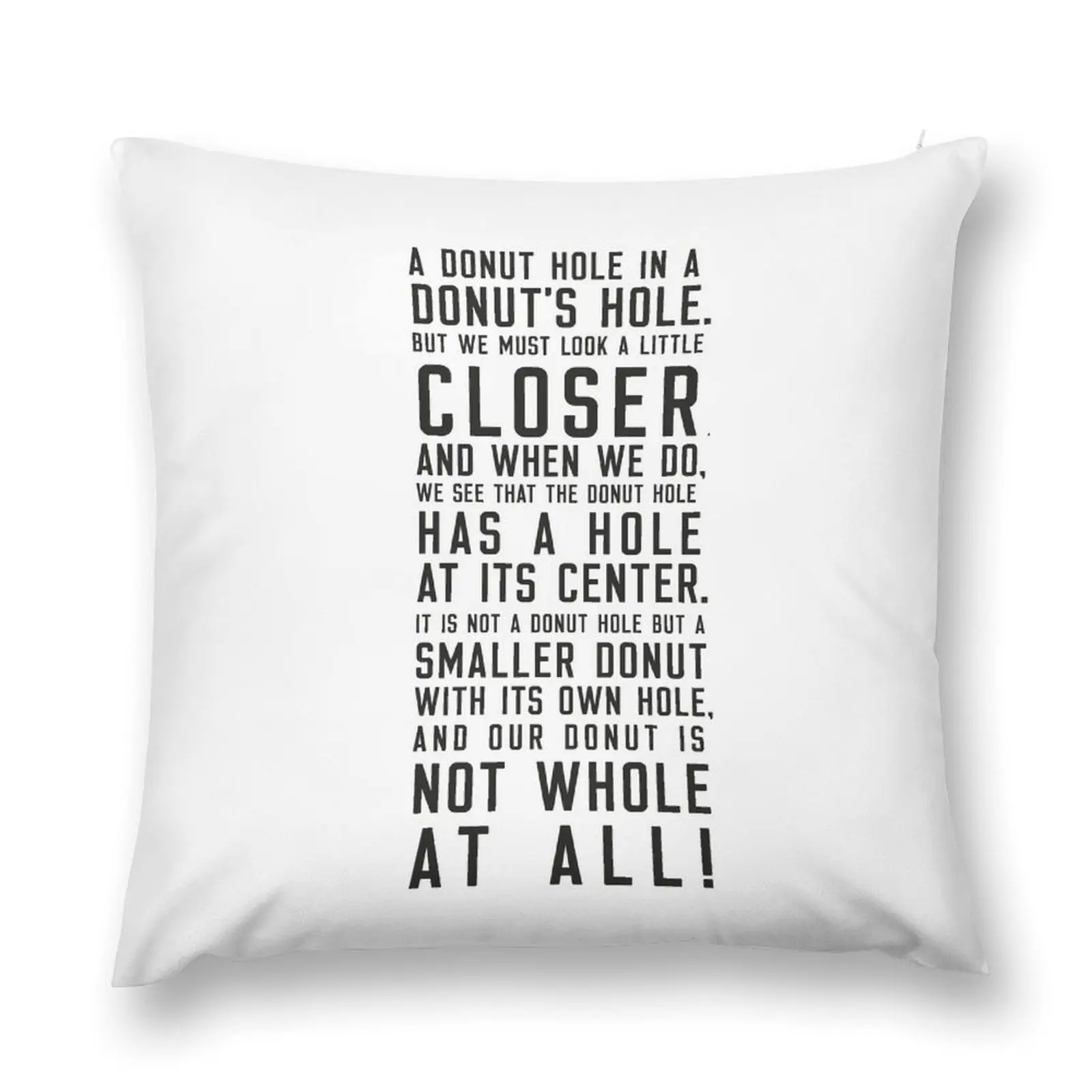 Benoit Donut Hole Speech, Knives Out Throw Pillow luxury throw pillow covers Sofa Covers Rectangular Cushion Cover pillow