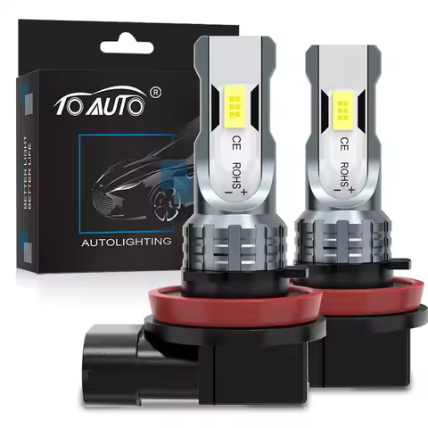 H8 H11 LED Headlight Kit Canbus 9005 HB3 9006 HB4 LED Bulb Car Headlamp Fog Light Turbo Lamp 12V 6000K Automobiles
