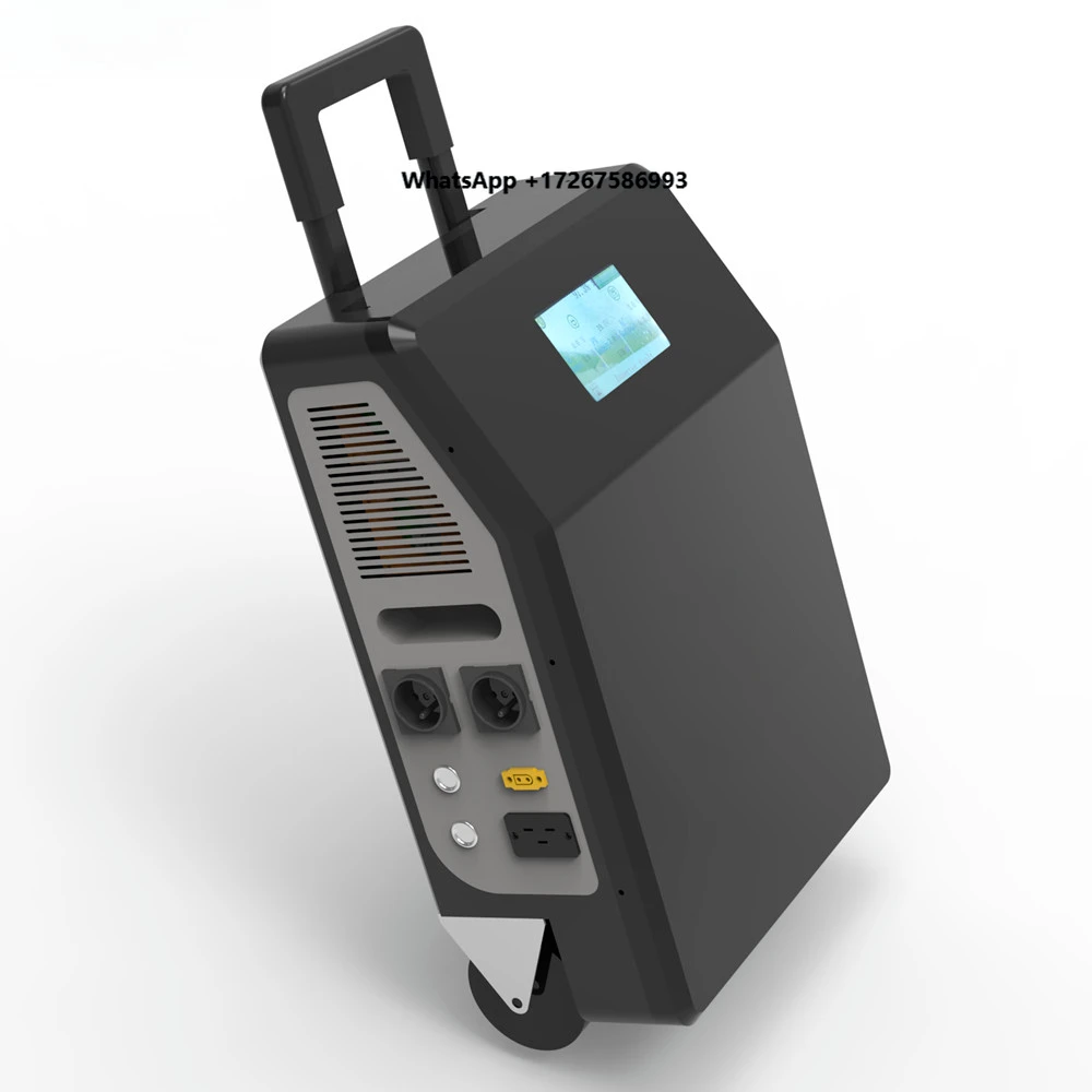 Fast Charging Emergency EV Charger 2500W Hybrid Lifepo4 Lithium Battery 2500w 2496WH Solar Panel Portable Power Bank Solar