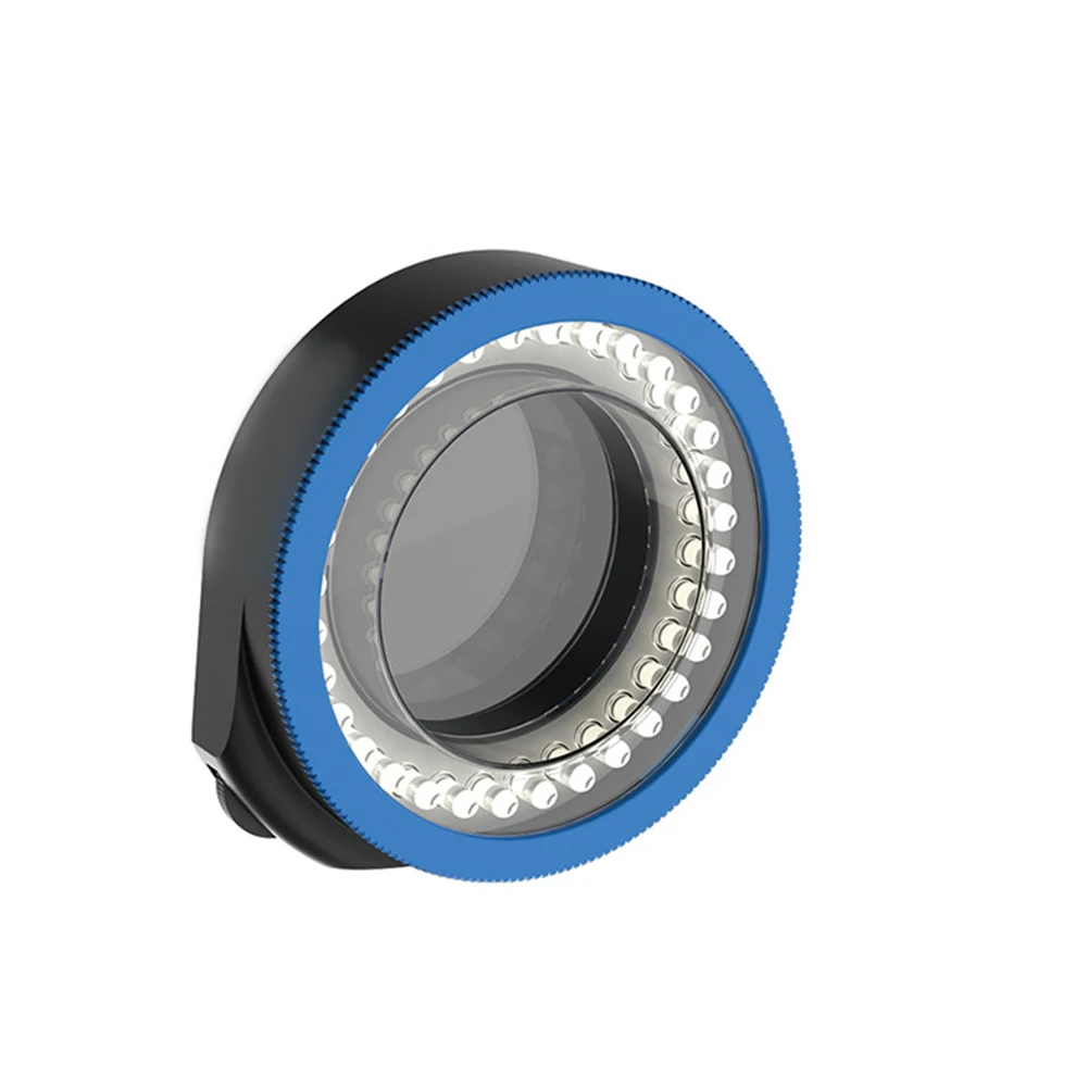 Microscope LED light source 32 lamp beads dual polarized adjustable brightness for optimal illumination and color