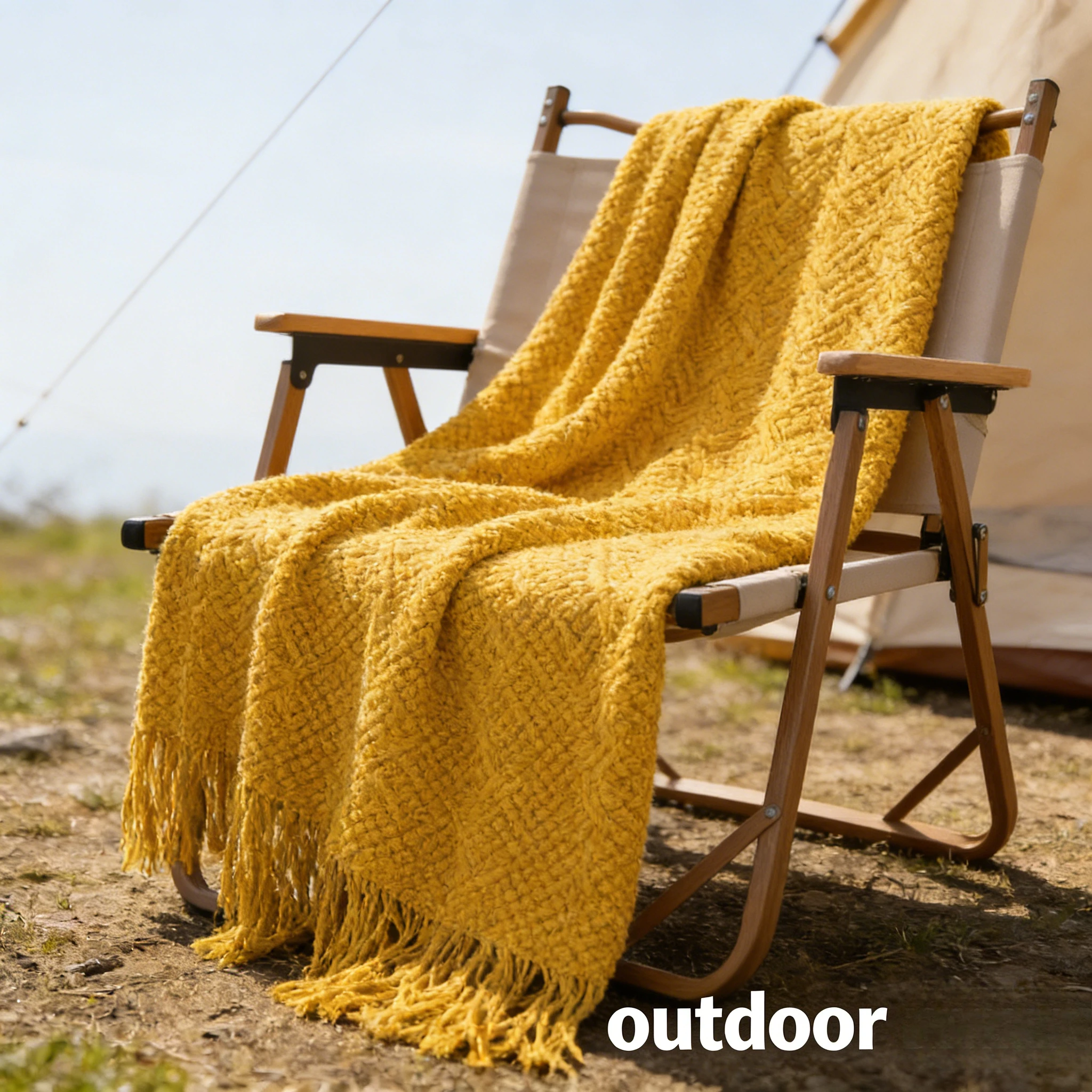 

Скандинавский вязаный плед в стиле ретро, декоративное покрывало для кровати B&B, роскошный плед для сна, шаль-плед, плед для дивана