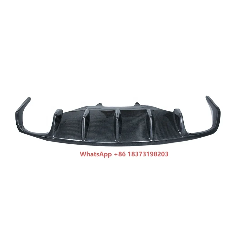 

Carbon Fiber Rear Bumper Lip Diffuser for Porsche Macan OEM Style Body Kit 2014-2021