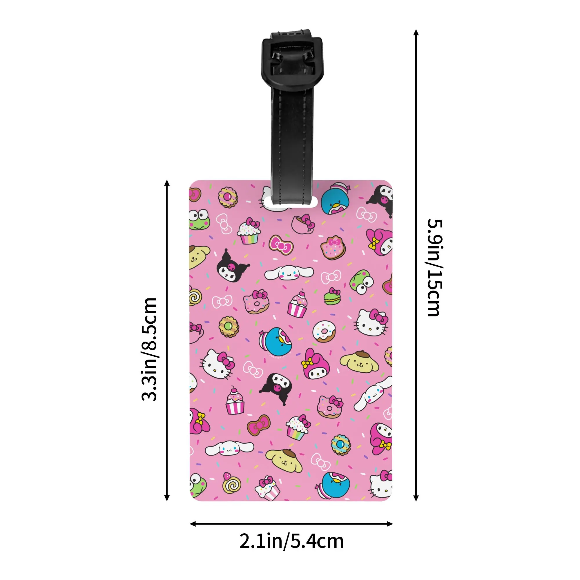 Hello Kitty Gepäckanhänger, Reisezubehör, Halter, Gepäck, Boarding-Tags, Halter, Gepäckanhänger, ID-Adresse für Gepäckanhänger für Damen