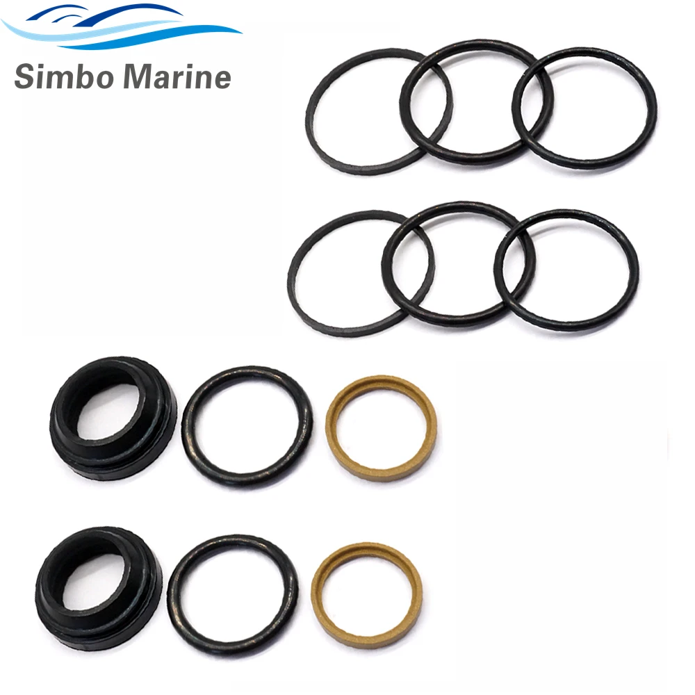 2 Sets 3889954 Power Trim Cylinder Seal Kit For Volvo Penta DPS-A SX-A 3889955 3889956 3889957 3889958 3889959