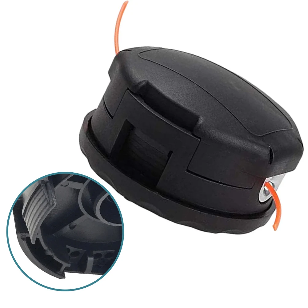 Two-Piece Nylon Grass Head Set Compatible with For Echo SRM-225 and SRM-210 String Trimmers for Extended Usage