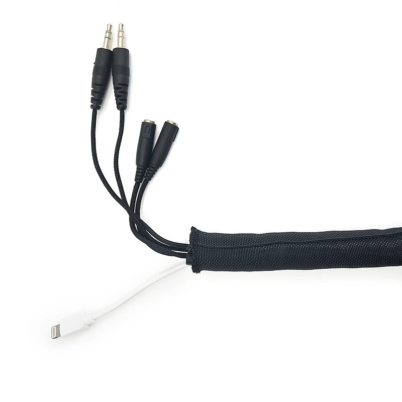 3/5/10M Self Closing PET Expandable Braided Sleeve Self-Closed Cable Organiser Insulated Wrap Self Close Sleeved Cable Protecter