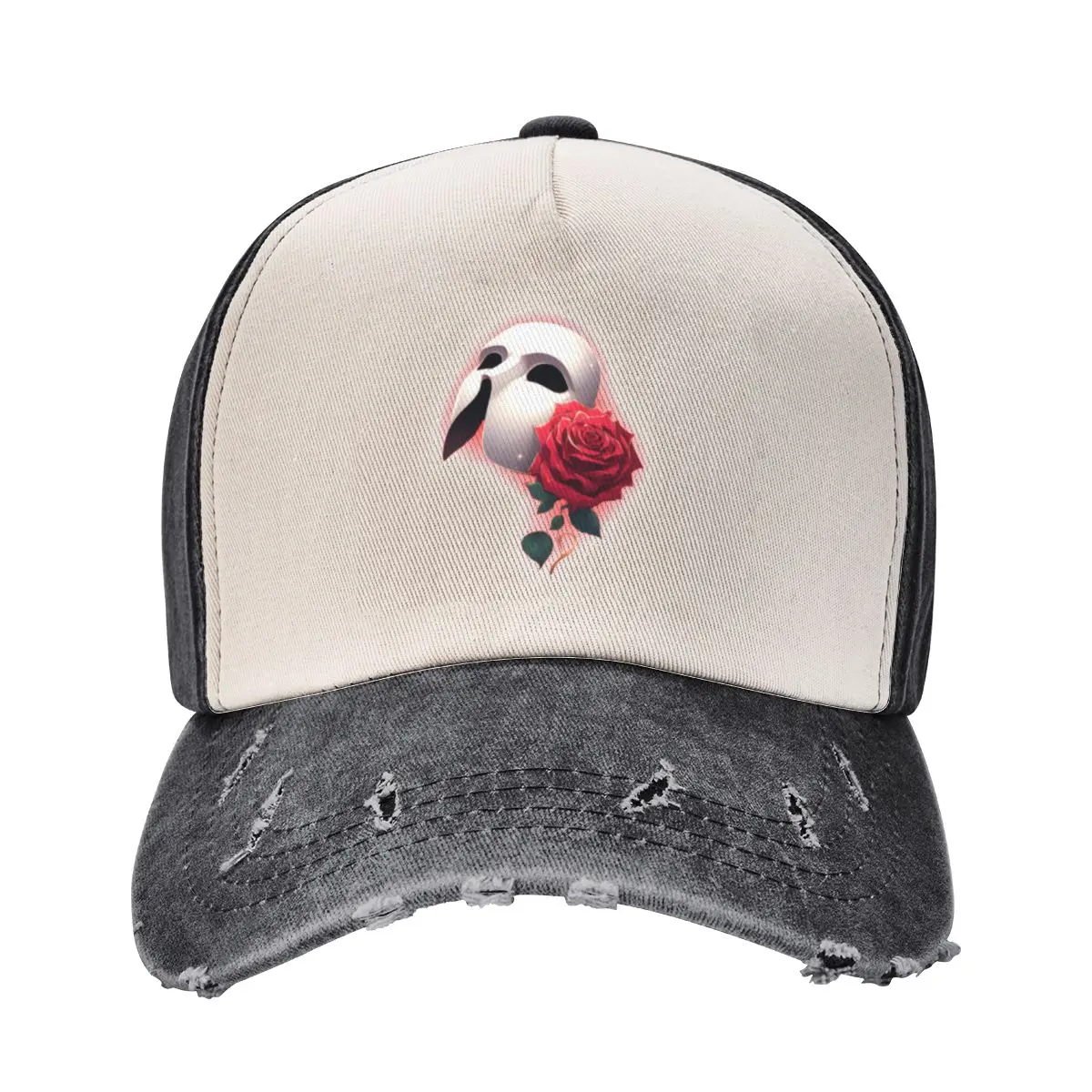 

Crimson Elegance: Phantom of The Opera Red Glow Baseball Cap New In Hat Golf Hat Brand Man cap Anime Hat Women's Golf Wear Men's