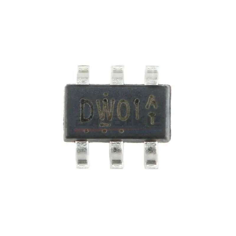 20PCS DW01 DW01A 8205A 8205S SOT23-6 TSSOP-8 SMD 6A 20V Dual N-Channel Enhancement Power MOSFET Chip SMD Battery Protection IC