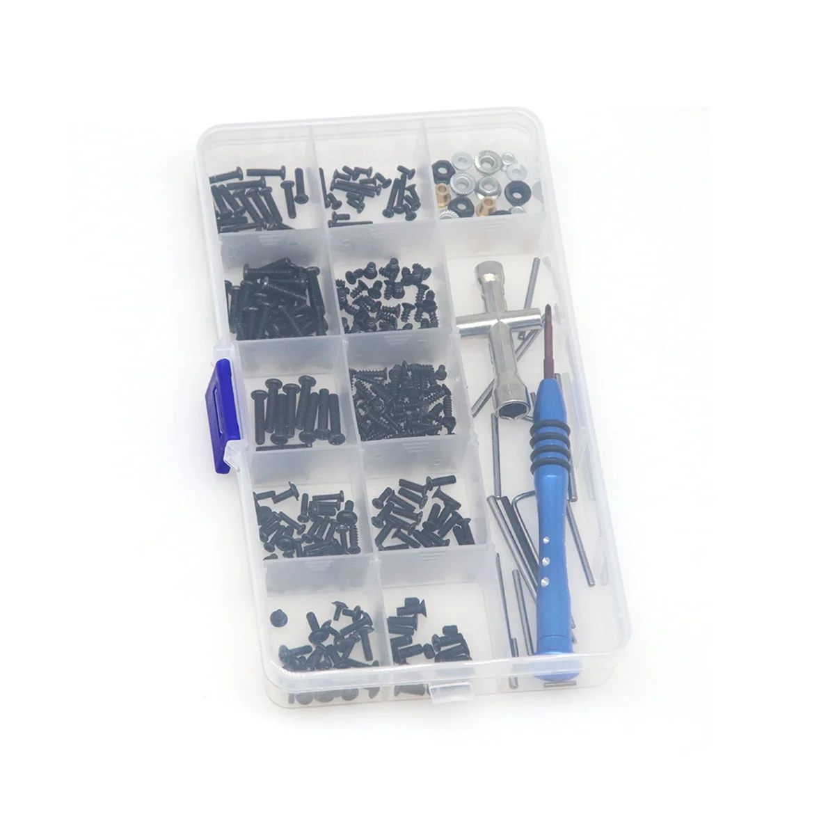 Imagem -04 - Caixa de Ferramentas do Jogo do Prendedor do Parafuso para Wltoys Peças Sobresselentes do Carro do rc m2 M2.5 m3 144001 144010 124007 124016 124017 124018 124019