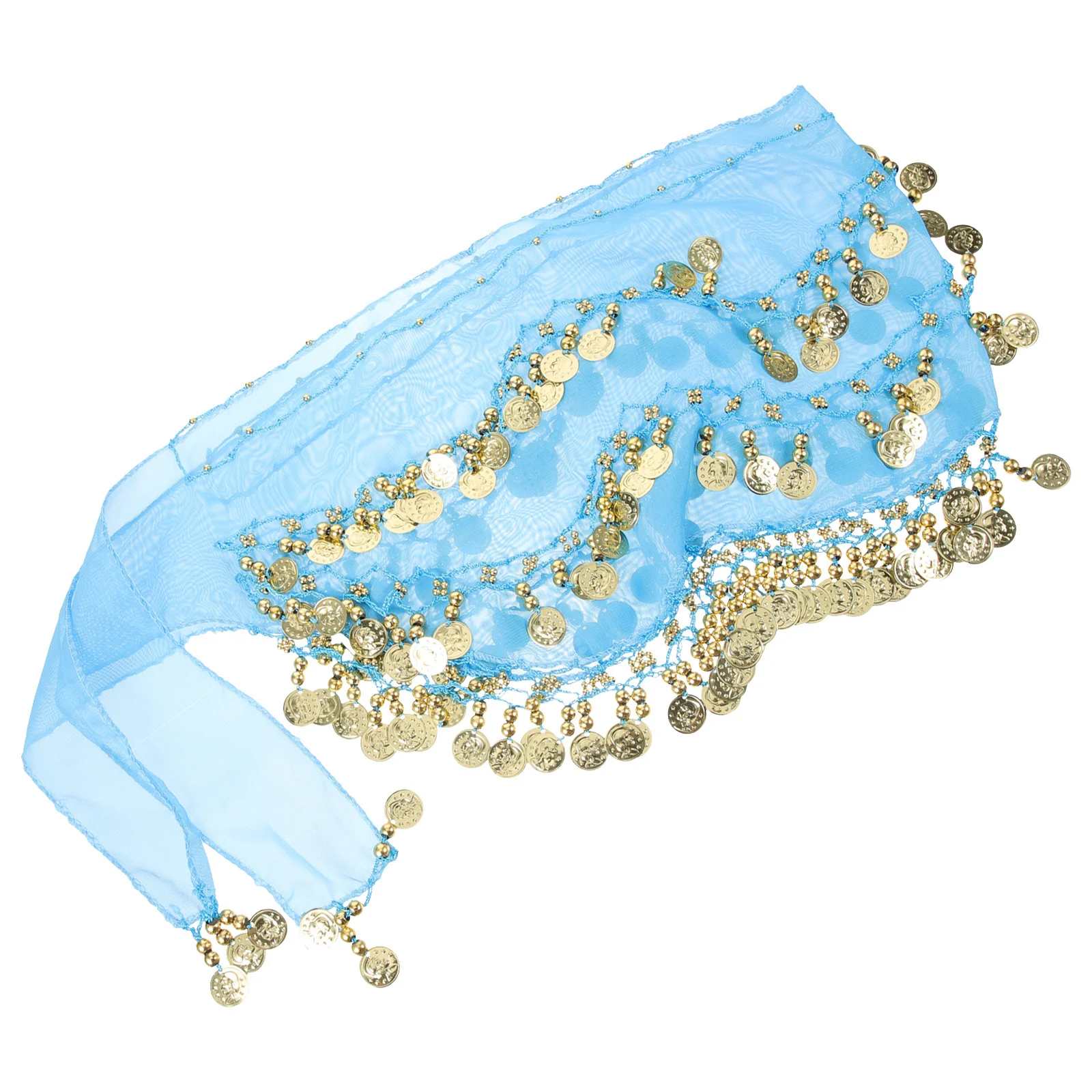 الرقص الشرقي وشاح الورك المرأة الخصر سلسلة المتدلية عملات خفيفة الوزن الترتر حزام الورك الرقص الشرقي تنورة الرقص التبعي