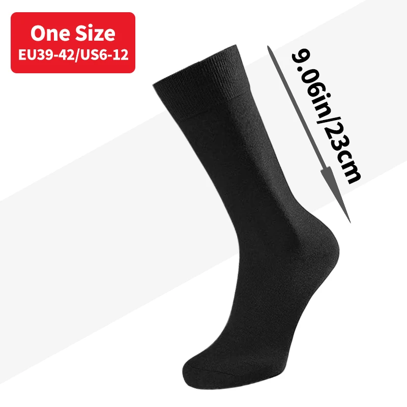 Men's Dress Socks 5 Pairs, Seamless Toe Closure, Anti Odor Quick Dry Moisture Wicking, Breathable Formal Socks for Business & Da