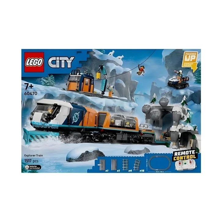 LEGO City 60470City Explorer Train Intelligence/Brain Training Plastic Building Blocks 1517pcs 60470 Pcs 60470-pcs