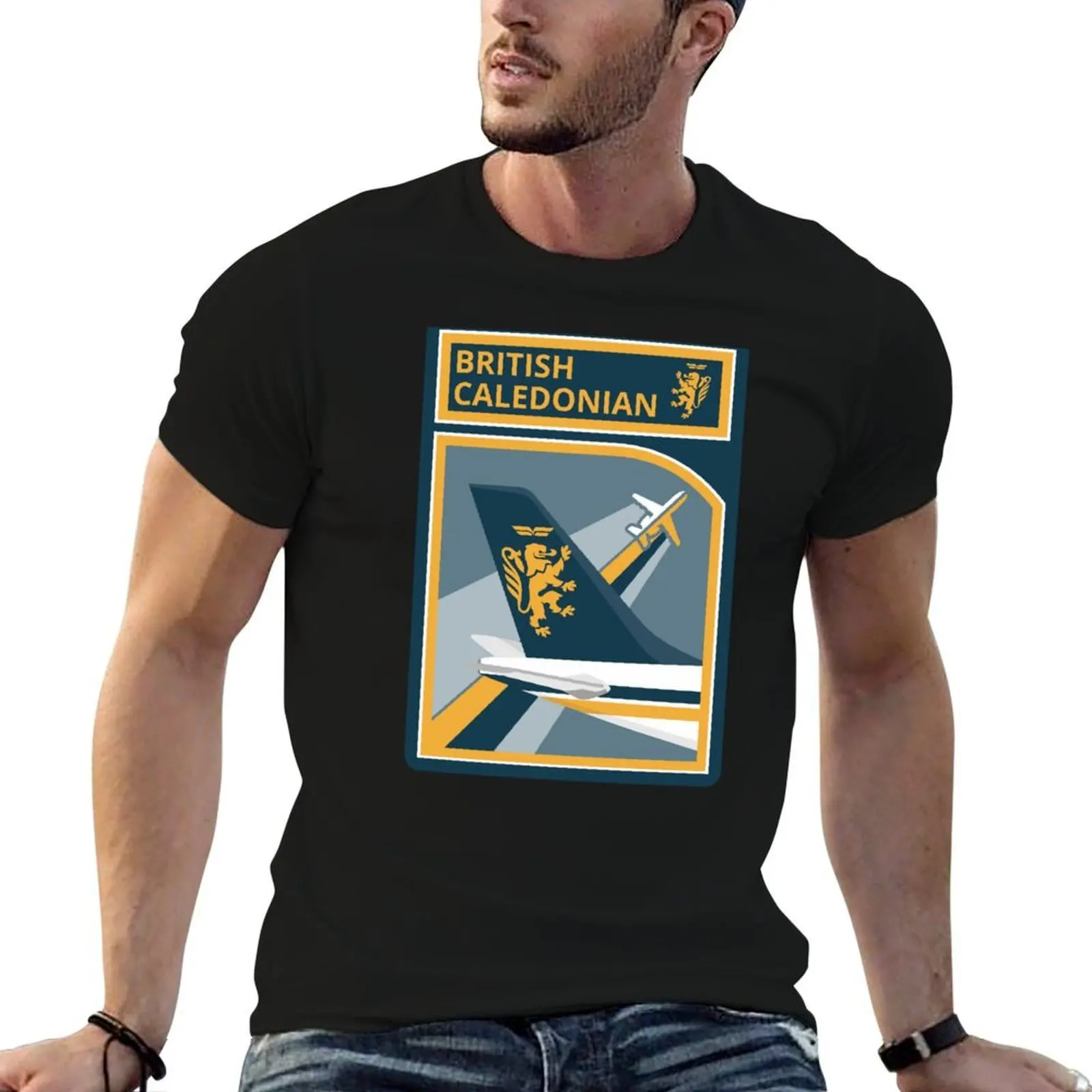 British Caledonian T-Shirt Big and Tall Short Sleeve Tee