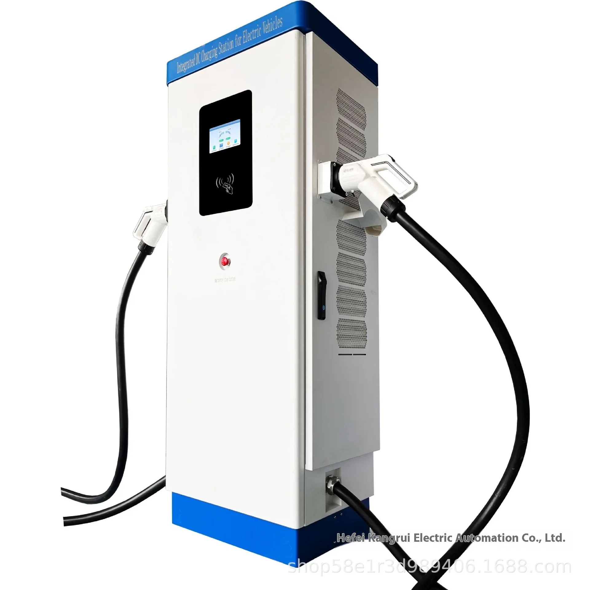 European Standard 120Kw New Energy Electric Vehicle Charging Pile Ocpp DC Floor Standing Dual Gun EV Charger RFID Function 150Kw