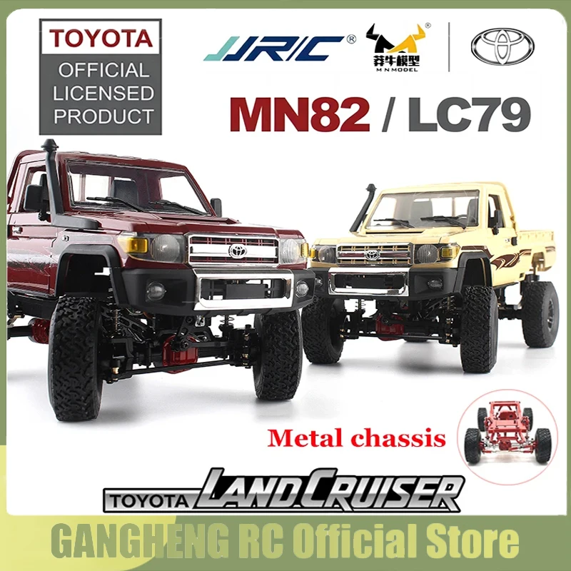 Metal MN82 Remote Controlled Climbing Off-road Vehicle 1:12 Full Scale 4WD for Toyota LC79 Simulation RC Model Children Toy