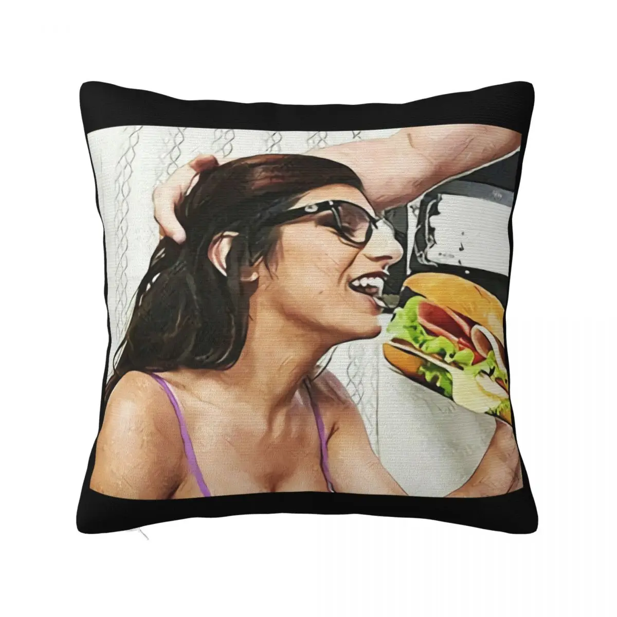 Mia Khalifa Mens S To 4Xl Rock Summer Style Hot Sell Movie Anime Logo Party Top Comfortable Cute Latest Pillow Case