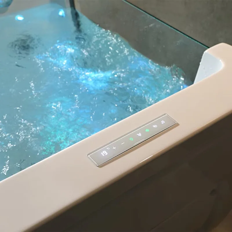 2026 Luxury Thermostatic Baby Spa Bathtub Whirlpool Freestanding Acrylic Bubble Massage Bath Tub