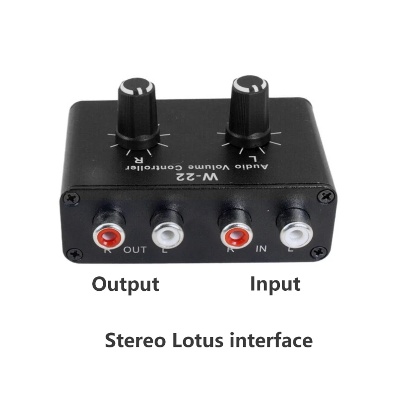 Portable 3.5mm Sound Volumes Control Box Mini Inline Volumes Adjuster Mini Sound Controller for Headphones & Speakers