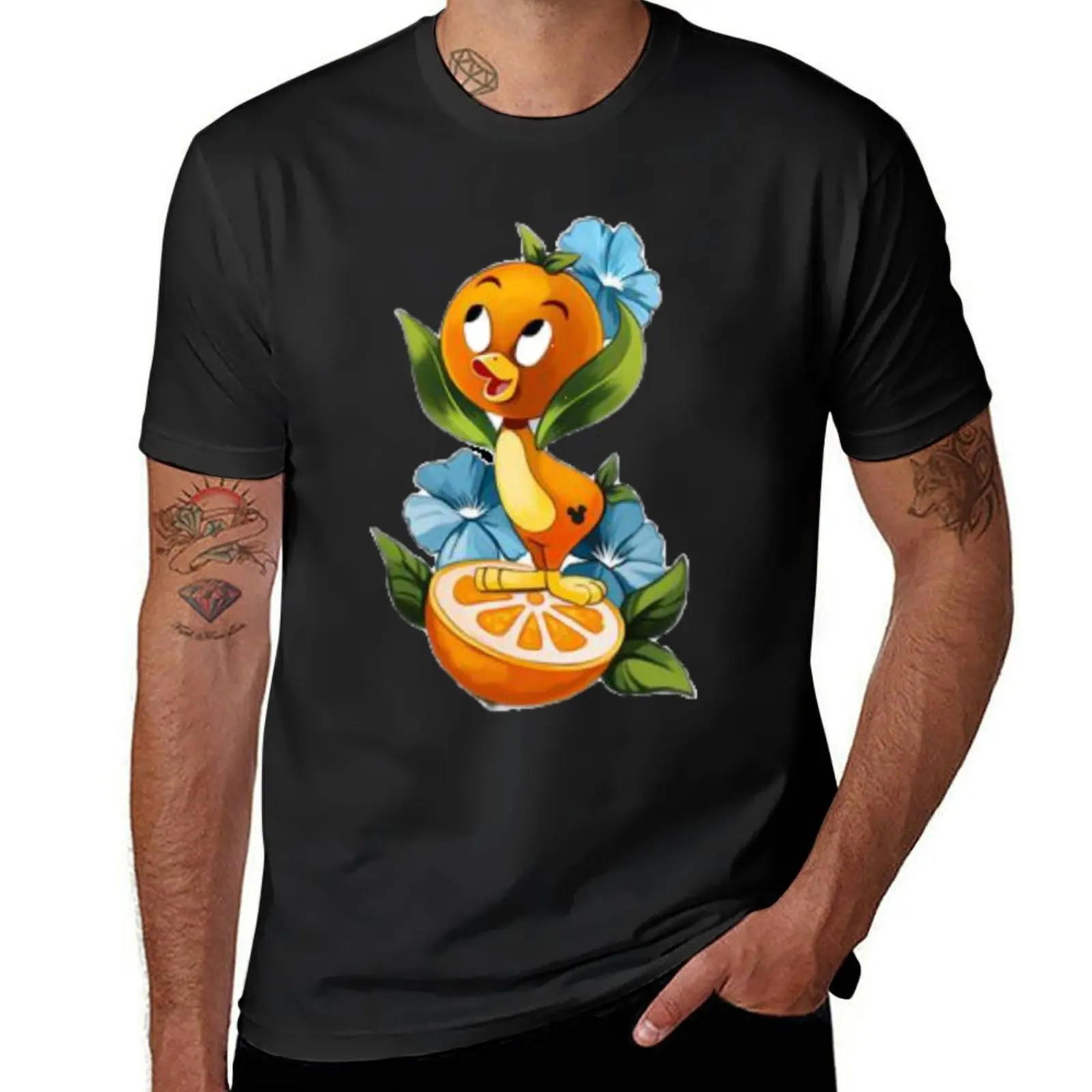 

Cute Orange Bird T-Shirt hippie clothes shirts graphic tees tshirts for men