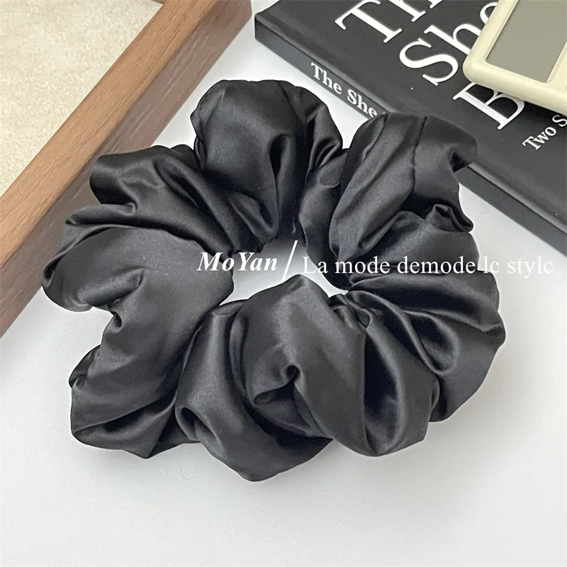 Fashion  Big Scrunchies for Hair Ties With Fillers  Elastic Hair Bands for Girls and Women Hair Accessories Tieup French Style