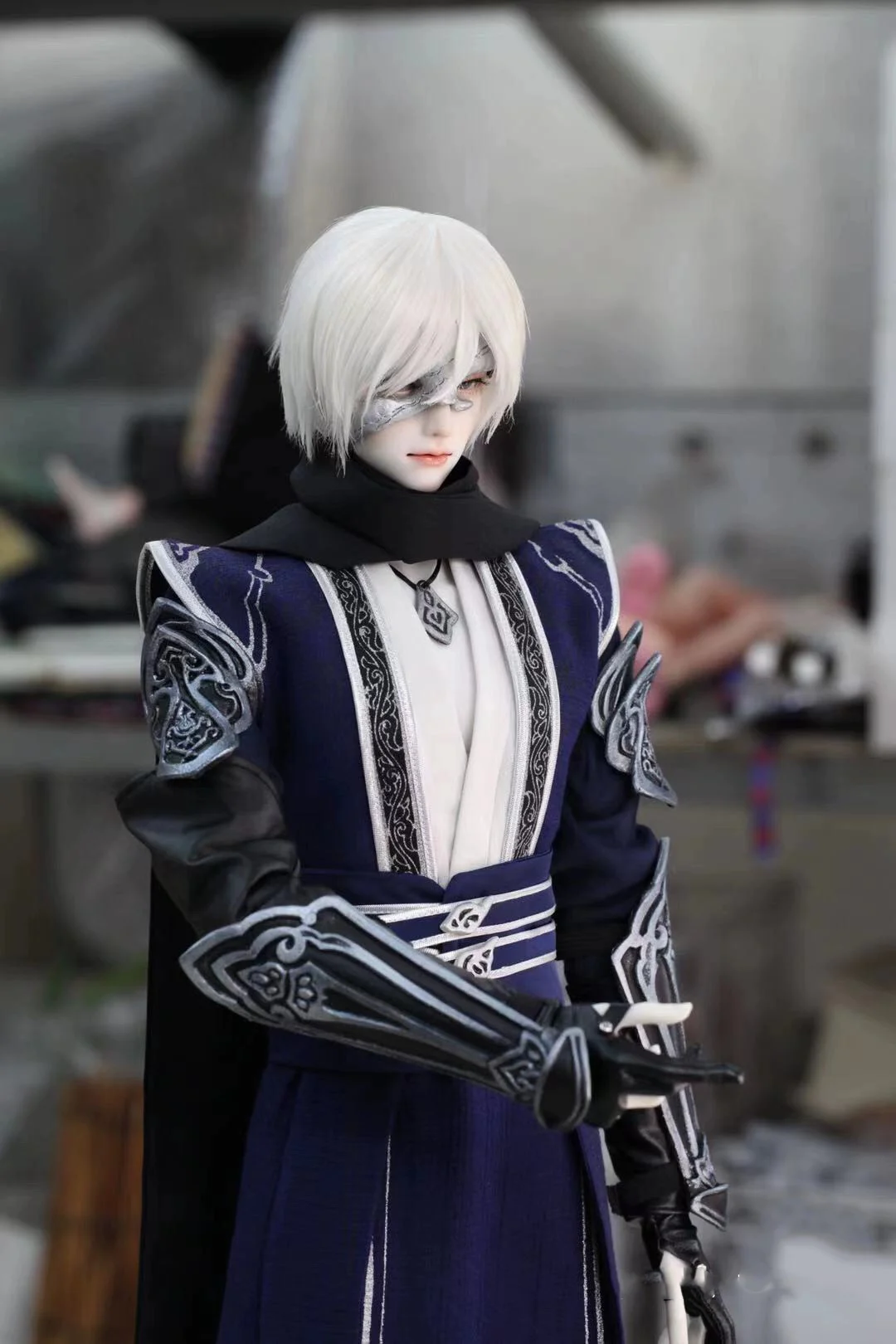 1/3 Scale Ancient Costume BJD Hanfu Robe Samurai Armor Outfit Clothes For BJD/SD POPO68 SSDF ID75 Uncle Doll Accessories C2059