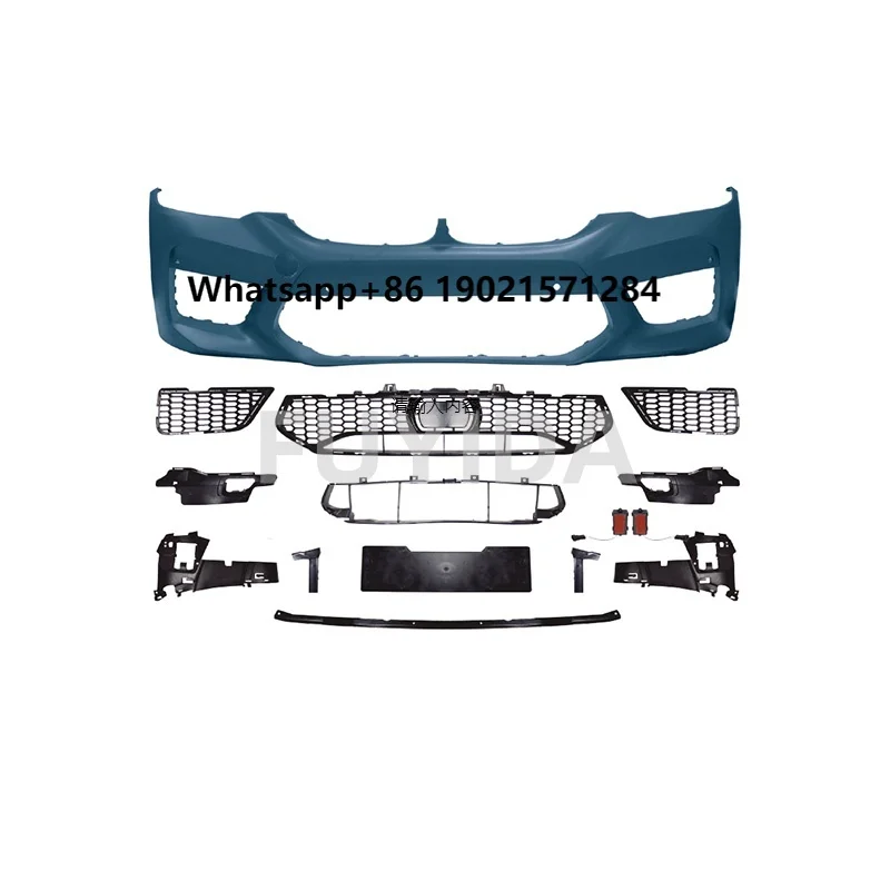 

Manufacture Style Plastic Wide Body Kit Front Bumper Lip Splitter for F10 Upgrade to G30 LCI 2022 M-TECH Bodykit