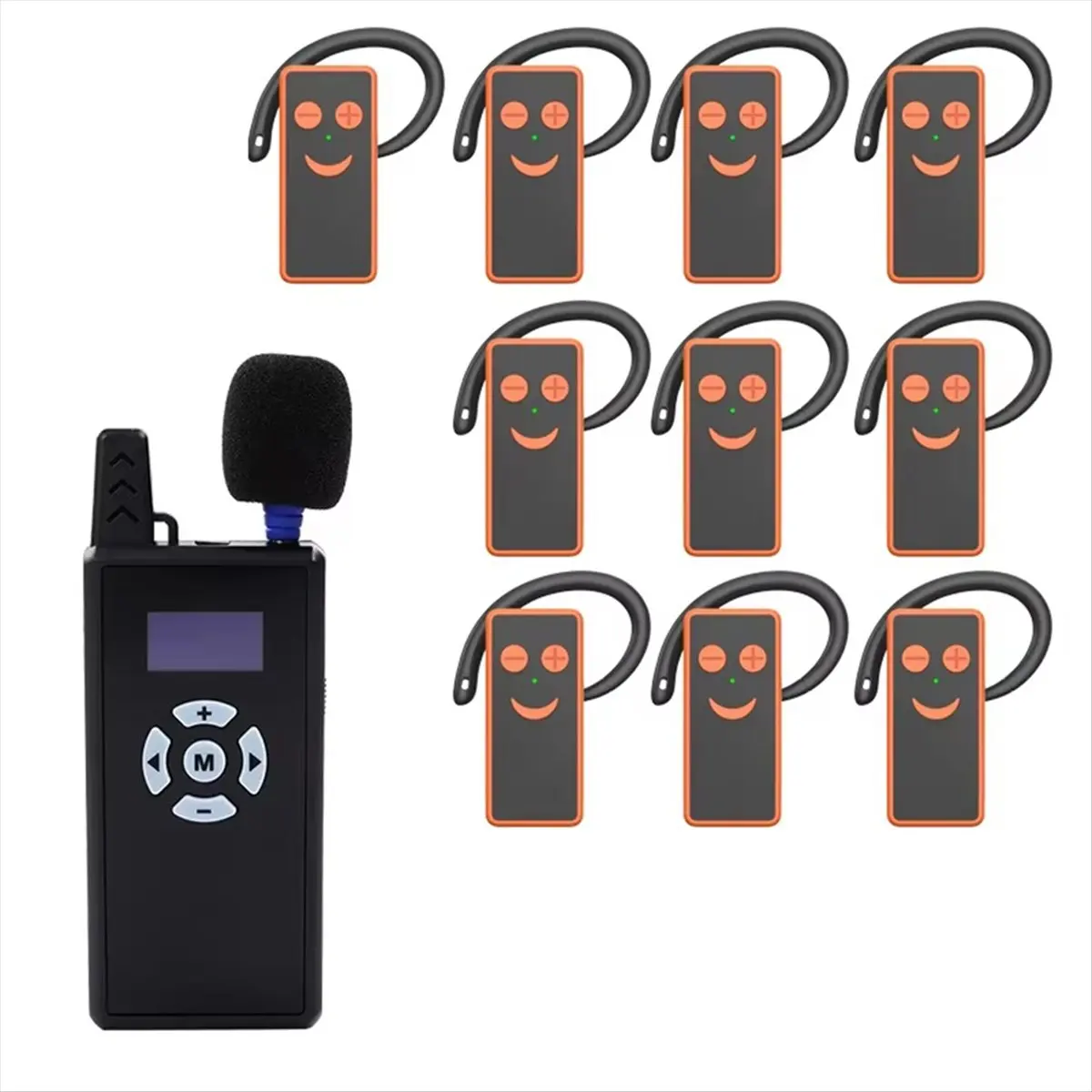 【♮•▲Today-Only!】Wireless Audio Tour Guide System E102R Sounds Clear for Conference Simultaneous Translation Factory Visit Teachi