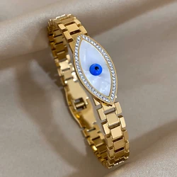 AENSOA New Trendy Minimalist Evil's Eye Bracelet for Women Men Turklish Blue Eyes Lucky Wrist Bracelets Bangles Daily Jewelry