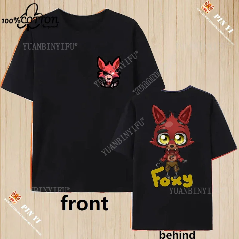 New Style Harajuku Creative Fnaf 2 Animatronics Five Nights A Street T Shirt Cotton Unisex Shirt Diy Print Cool Tee Fashion view 2