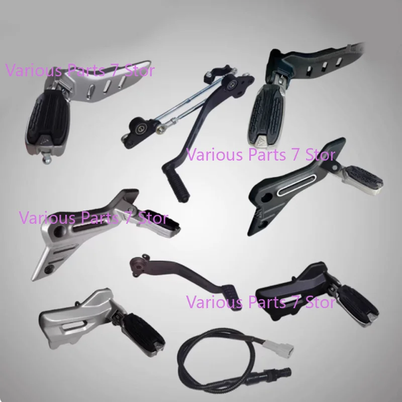 For LONCIN VOGE LX500-3A CU525 Front Rear Left Right Main Auxiliary Footrests Shift Lever Rear Brake Pedal Pedal Pedal Switch