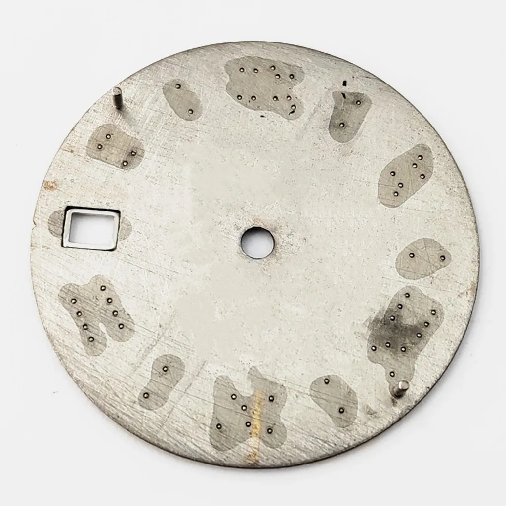 28.5 مللي متر أسود أزرق ساعة الهاتفي مع تاريخ نافذة ل NH35 NH36 الساعات حركة أوتوماتيكية أجزاء