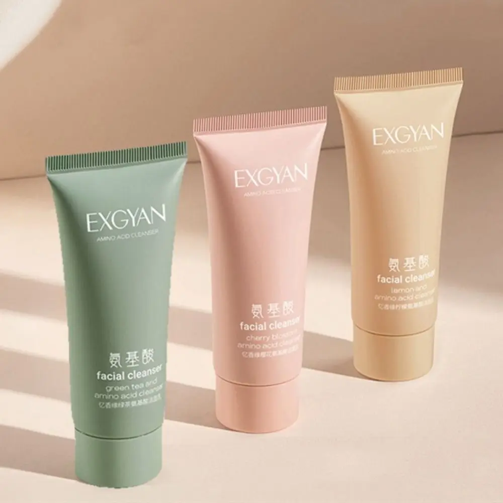 60g Skin Whitening Cleanser Oil Control Moisturing Amino Acid Cleanser Deep Cleaning Acne Prevention Exfoliating Facial Cleanser