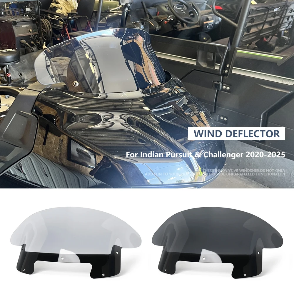 

Limited Front Wind Deflector Spoiler Air Deflector Windshield Protection For Indian Challenger PursuitI Wind Deflector 2020-2025
