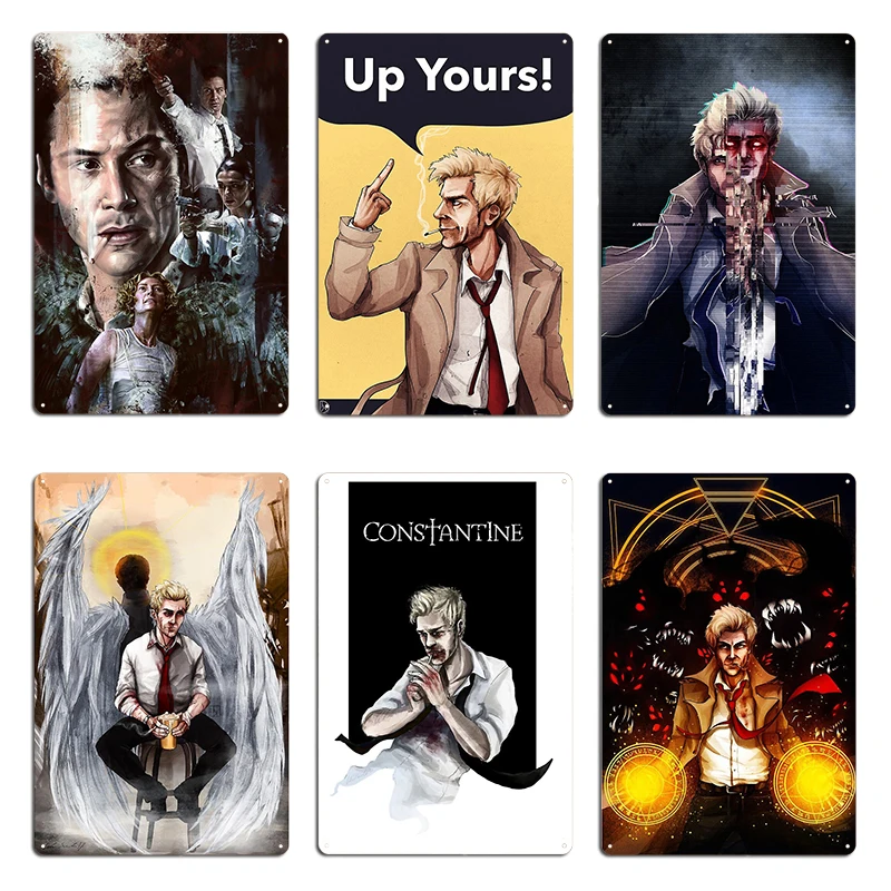 Constantine It's Yourself You Feel John Up Yours Metal Customize Designing Cinema Home printed Tin Sign Poster
