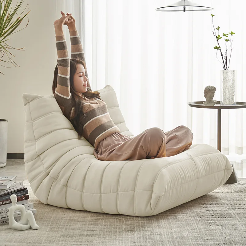 

Caterpillar Lazy Sofa Tatami Balcony Leisure Chair Light Luxury Bedroom Small Sofa Nordic Single Sofa