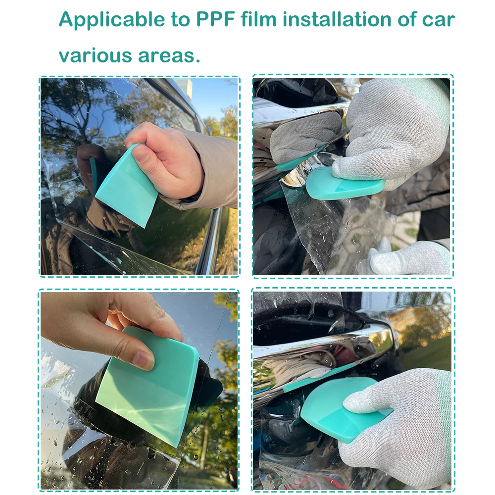 TOFAR Window Tinting Film Tools PPF Squeegee Set Car Paint Protect Installation Scraper Vinyl Wrap Cleaning Rubber Water Wiper