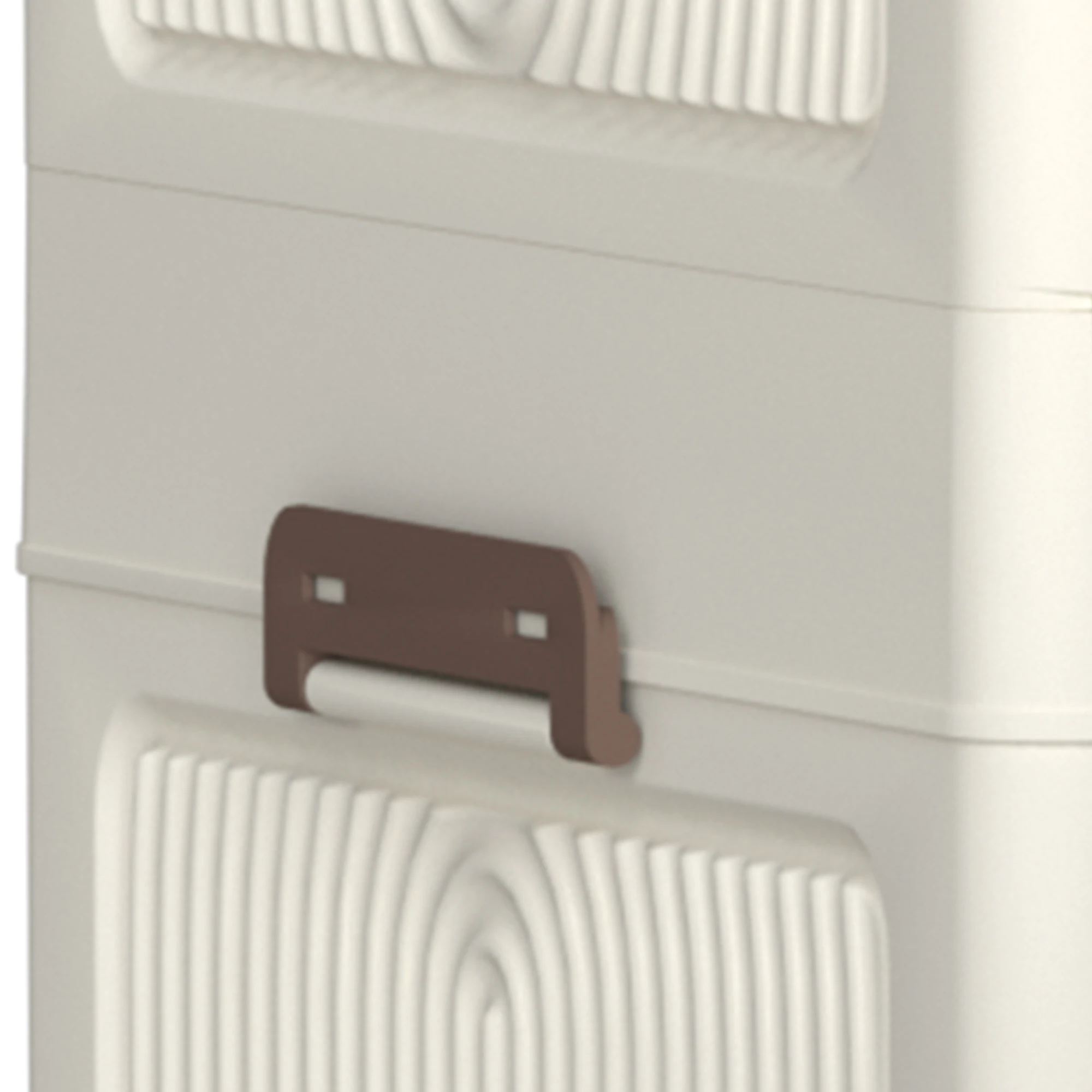 Portable Wardrobe Closet Storage Organizer for Clothes,Clothes Dresser, Magnetic Doors with 4 Cubes & Hanging Rod,10 pcs hangers , Baby Wardrobe Storage Cabinet,White -Does not support self pick up