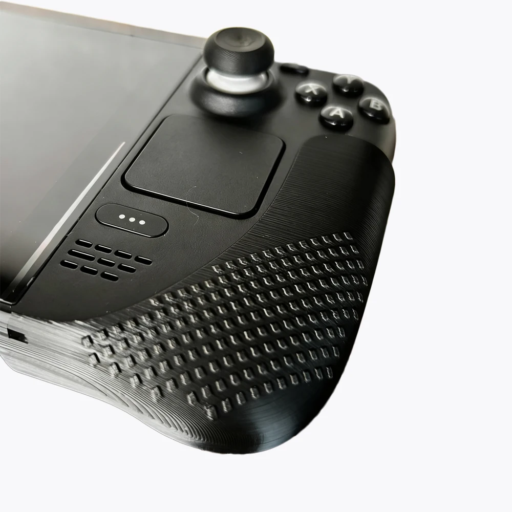 

Grip Handle For Steam Deck Game Console, Ergonomic Holding Handle Design Protective Sleeve with anti-slip Granules Stand Holder